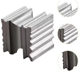 Square Six-Sided Dapping Block High Hardness Steel Forming Shaping Tool Jewelry Tools Swage Block Channel Jewelry Making Block