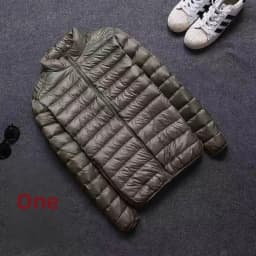 Lightweight Men's Casual Hooded down Jacket Short Pure Color Warm Cotton Coat Slim Fit Style Regular Thickness Spring Season