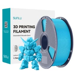 SUNLU 1KG PLA Plus 2.0 3D Printer Filament 1.75mm 1000g Spool (2.2lbs) Neatly Arranged No Knot Filament Fit Most FDM Printer