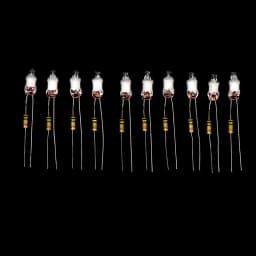 10Pcs/set High Quality Neon Light Bulbs 4*10mm 5*13mm Main Power Indicator With Resistance 220V Lighting Accessories F4 F5