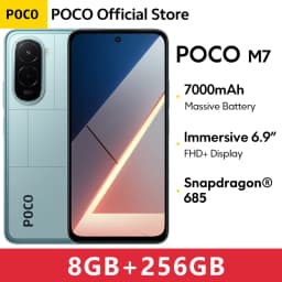 【World Premiere】POCO M7 Global Version Smartphone Snapdragon 685 7000mAh 50MP Camera Immersive 6.9" FHD+ Display 33W Charging