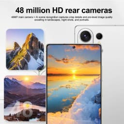 K-Touch HOT NEW Mobile Phones For S26 Ultra Smartphone Android 15 Smartphone 5G Dual Card Dual Standby Cell phone 7.3 Inch 16+48MP Camera 22GB+2TB 7800mAh Battery Face Unlocked Global Version Cellphones
