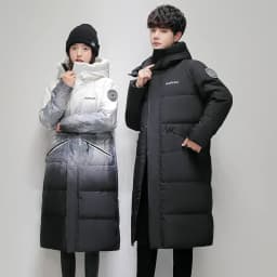 Winter Mens Down Parkas High-quality -30 Outdoor Snowfield Down Jackets Long Male White Duck Thicked Warm Hooded Jacket Coat