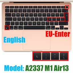 For Macbook Air13 M1 Chip Keyboard Cover Laptop Silicone Protective Film For Macbook A2337 13.3Air Keyboard Cases Release 2020