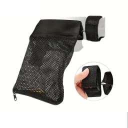 Hunting Bullet Shell Bag Military Gear Ammo Brass Shell Catcher Mesh Trap Nylon Mesh Bag Capture Black Collection Bag Ammo Bag