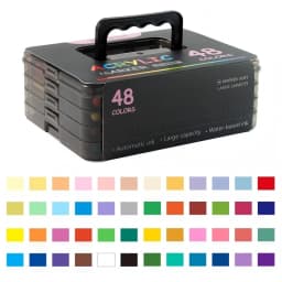High Grade Acrylic Marker Set with Direct Liquid Soft Brush Tip, Rich Color for Art Creation & DIY Projects