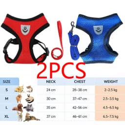 Cat Leash and Harness Cat Tent Kitten Harness Strap for Cats Neck Belt Anti Escape Pets Vest Harness Dog Neck Belt MBD01