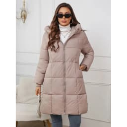 Women Winter Thicken Down Cotton Jacket 2025 New Women Long Cotton Padded Jacket Women Loose Hooded Parkas Coat Women Outwear