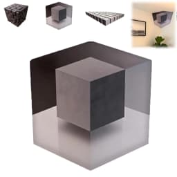 3D Illusion Wall Sticker Waterproof Removable Corner Decal Creative Optical Illusion Maze Cube Wall Art Home Room Decor Stickers