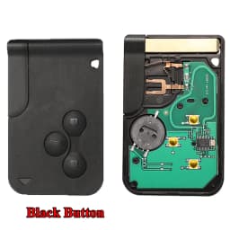 jingyuqin 10pcs/lot 433Mhz ID46 PCF7947 Chip & Insert Small Blade Remote Smart Key Card for Renault Megane Scenic Grand 3Button