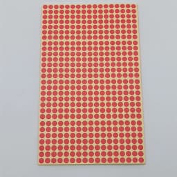 Size 6mm Dot Stickers Colorful Circular Label Stickers Marks Dots Label Blank Adhesive Stickers Red Blue White 15 Sheets/Pack