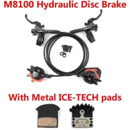 SHIMANO DEORE SLX XT MT200 M7100 M8100 Brake Mountain Bike Hydraulic Disc Brake MTB ICE-TECH Left & Right