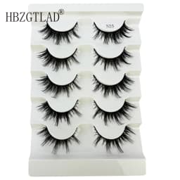 New 7 Pairs of Thick, 3D Simulation Mink Fur Fake Eyelashes Short, Dramatic Fake Eyelashes Wholesale Full Line Fake Eyelash Make