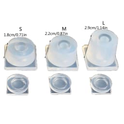 Silicone Mold Set for 3D Dropper Bottles Mini Candy Cans Epoxy Resin Molds for DIY Handmade Jewelry Tool Ornament R3MC