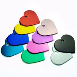 100Pcs Anodizing Aluminum Dog Tag Name Dog ID Tags for Dog Collar Personalized Pet ID Dog Name Tag Customized Engraving