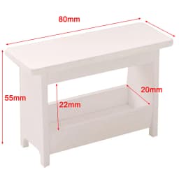 1Pcs Dollhouse Miniature Simulation Mini Wooden Table Chair Furniture Model Toys For Doll House Accessories Decoration