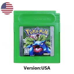 %Many style pokémon cards Red Blue Crystal Golden Green Silver Yellow GBC Game Card 16Bit Video Game CartridgeConsole Card GB/SP