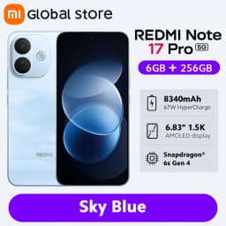 Global Version Xiaomi Redmi Note 17 Pro 5G Smartphone 50MP Camera 6.83" AMOLED 120Hz Snapdragon® 6s Gen 4 CPU 67W 8340mAh NFC