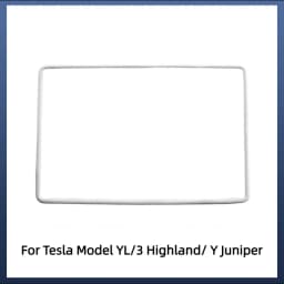 For Tesla Model YL/3 Highland/Y Juniper2024-2026 Silicone Screen Frame, Display Edge Body Cover, Central Control Bezel Protector