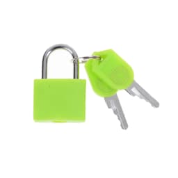 1PCS 30x23mm Small Mini Strong Steel Padlock Travel Suitcase Diary Lock With 2 Keys Colored Plastic Case Padlock Decoration