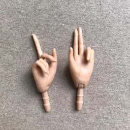 New Original Replacement Doll Hands Monstering High Doll Toy Parts Black Gray Yellow Blue Fishman Doll Hands DIY Toy Accessories