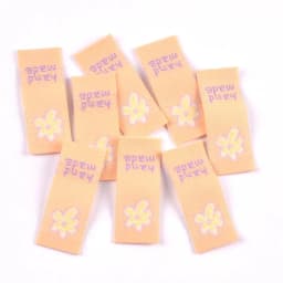 50pcs Lovely Butterfly/Rainbow Pattern Embroidery Labels Garment Sewing Accessories Clothes Bag Shoe Tags Crafts Supplies C3367