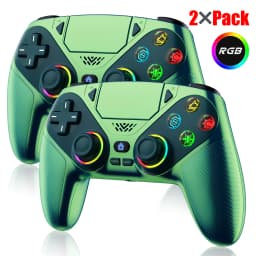RGB Light Controller For PlayStation 5/PS5 Pro/Slim/PC Wireless Gamepad Marco/Turbo NO Drift Hall Effect Gaming Control Joystick