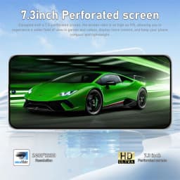 K-Touch Note 17 Pro Mobile Phones Smartphone Android 15 Global Version Cell phone 7.3 Inch Large Screen 16 + 48MP 22GB + 2TB 7800mAh Power Battery 5G Dual SIM Face Unlock WiFi GPS Cellphones For Men Women