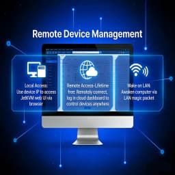 JetKVM IP-KVM Open Source Remote Management Desktop Control Device Supports Mac/Windows/Linux Etc Computer Remote Controller