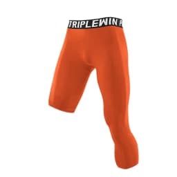 Summer Men Capri Running Tights GYM 3/4 Pants Male Basketball Football Soccer Fitness Exercise Sport One Leg Cropped Leggings 30