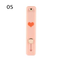Creative Grip Stand Candy Color Phone Holder Silicone Finger Ring Push Pull Bracket Universal Hand Band Phone Accessaries