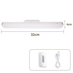 LED Desk Lamp Hanging Magnetic Stepless Dimming LED Night Light USB Rechargeable Bedroom Light Cabinet Closet Reading Night Lamp