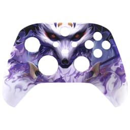 eXtremeRate Custom Pattern Part Faceplate, Soft Touch Grip Front Housing Shell Case for Xbox Series X/S (Xbox Core) Controller