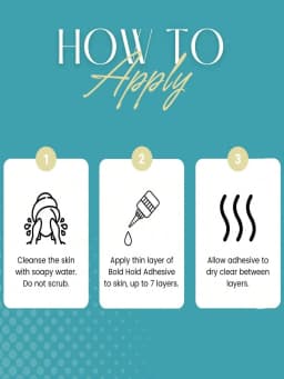 An alternative adhesive for invisible wigs, waterproof and oil-resistant, lightweight, safe and natural