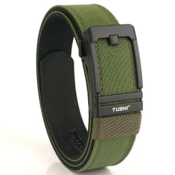 TUSHI New 3.8CM Hard Tactical Belt for Men Metal Automatic Buckle IPSC Gun Belt 1100D Nylon Military Belt Outdoor Sports Girdle
