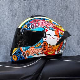 LVS-701 Safety Motorcycle Helmets Full Face Dual Lens Racing Helmet Strong Resistance Off Road Helmet DOT Approved