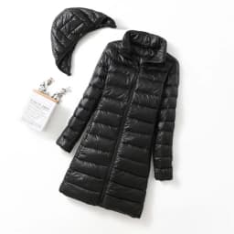 Plus Size New Women Thin Down Jacket White Duck Down Ultralight Jackets Autumn And Winter Warm Coats Puffer Portable Outwear