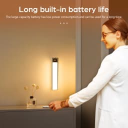 USB Rechargeable Bar Light Hand Sweep Sensor/PIR Motion Induction Kitchen Stair Hallway Night Lighting 20cm/40cm Magnetic Mount