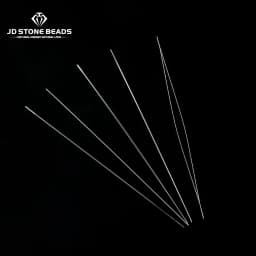 10Pcs/lot Stainless Steel Beading Needles Kit Big Eye Needle Curved Eye Needle For Jewelry Making DIY Handmade Craft Accessories