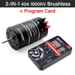 SURPASS HOBBY Brushless Sensored System 2IN1 1800KV Motor 40A ESC 2-3S IP67 For 1/10 Cars
