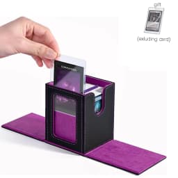 100+ New Card Storage Box TCG MT Board Game Commander Card Carrying Organizer Box Transaction 3 'X4' Double Open Top Box