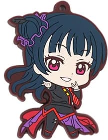 Love Live Sunshine Anime Lovelive Aqours Yoshiko Ruby Chika Hanamaru Dia Kanan Mari Game PVC Keychain