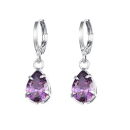 CRMYA Silver Gold Filled Dangle Earrings For Women CZ Zircon Long Water Drop Earring Men Jewelry Circle Ear Ring Wholesale