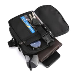 Fashion Multifunctional Men Small Shoulder Bag Durable Nylon Functional Fanny Pack Portable Messenger Bag Casual Mini Waist Pack