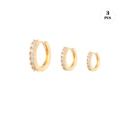 CRMYA Gold Silver Filled Hoop Earring CZ Zircon Heart Higgle Stud Earrings For Women Jewelry Earings Wholesale Aretes De Mujer