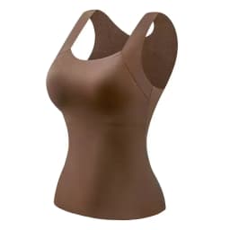 German Fleece Thermal Underwear High-Quality Autumn Winter Base Layer Warm Top Bra-Free Comfortable Undergarment