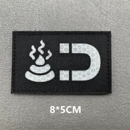 3D Tactical Patches IR Reflective Badge on Backpack Vest Clothing DIY Morale Tactical Badges Hook&Loop Laser Cut Supplies