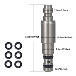Stainless Steel Filling Probe Quick Charging Adapter Valve 8mm Fill Nipple or 1/8BSPP Thread for High Pressure Air