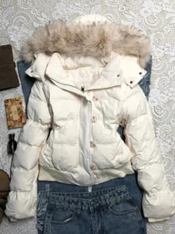 Winter Warm Cotton Padded Jacket 2026 Korean Style Women Faux Fur Turtleneck Coat Y2K Vintage Casual Parka Long Outerwear Tops