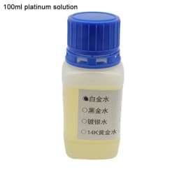 100ML Gold Plating Solution Platinum Jewelry Electroplating Water Silver Oxidized Liquid